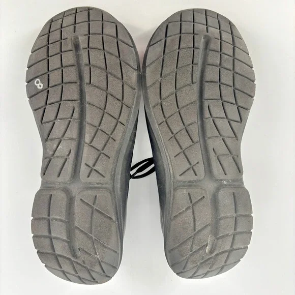 OOFOS OOmg Sport LS Low Black Recovery Sneakers Lace Up Athletic Men Size 14 - Picture 8 of 9